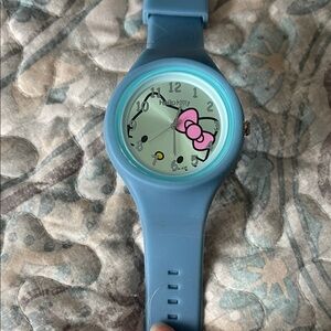 Hello Kitty Blue and Pink Watch